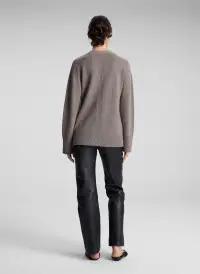 Emory Cashmere Cardigan(Smoke,XS)