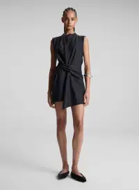 Dion Wool Cashmere Mini Dress(Charcoal,00)
