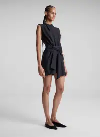 Dion Wool Cashmere Mini Dress(Charcoal,00)