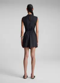 Dion Wool Cashmere Mini Dress(Charcoal,00)