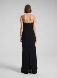 Elizabeth Strapless Embellished Gown(Black/Jet,00)
