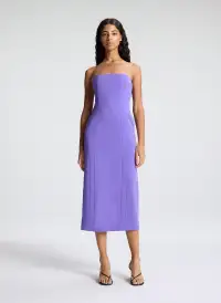 Elizabeth Strapless Midi Dress