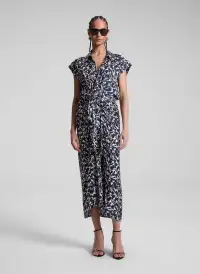 Emilia Midi Shirtdress(Navy/Cream,00)