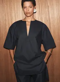 Erin Cotton Poplin Top