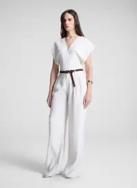 Fay Linen Top(Cream,00)