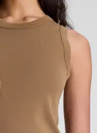 Hadley Cotton Rib Tank(Aged Bronze,XS)