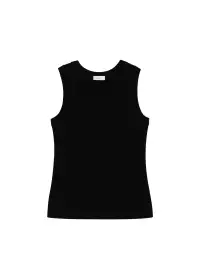 Hadley Cotton Rib Tank(Black,XS)