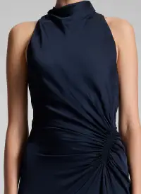 Inez Satin Gown(Dark Sapphire,00)