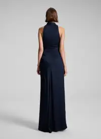 Inez Satin Gown(Dark Sapphire,00)