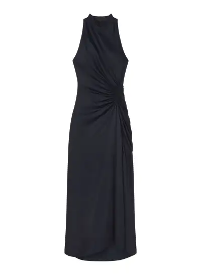 Inez Satin Gown(Dark Sapphire,00)
