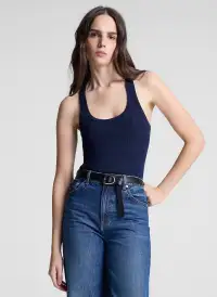 Iris Fine Cotton Knit Tank
