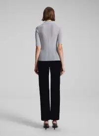 Joey Metallic Knit Top(Mercury,XS)