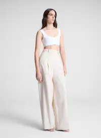 Jordana Compact Knit Bra(White,XS)