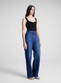 Jordana Compact Knit Top(Black,XS)