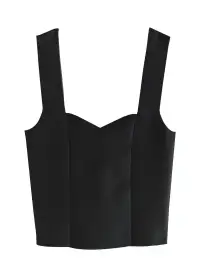 Jordana Compact Knit Top(Black,XS)