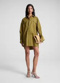 Jori Cotton Poplin Mini Dress