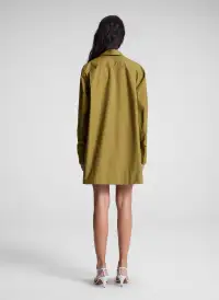Jori Cotton Poplin Mini Dress(Hazel,XS)