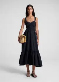 Lilah II Cotton Midi Dress