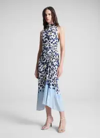 Lily Printed Sleeveless Top(Navy/Light Blue,00)