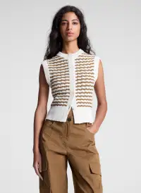 Margo Striped Knit Top