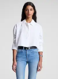 Maude Cropped Cotton Shirt