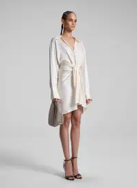 Mia Satin Mini Shirtdress(Villa,00)