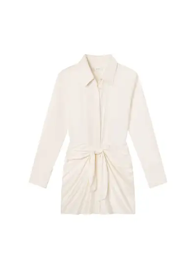 Mia Satin Mini Shirtdress(Villa,00)
