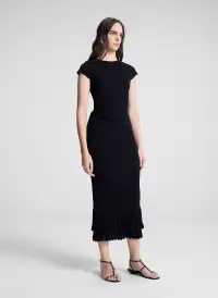 Sam Fine Cotton Knit Top(Black,XS)