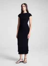 Sam Fine Cotton Knit Top(Black,XS)