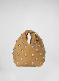 Simone Studded Leather Bag