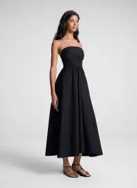 Tate Strapless Midi Dress
