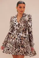 Cat Walk Leopard Mini Dress
