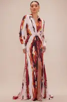 Sariah Satin Maxi Dress