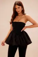 Leandra Bandage Top(Black,XS)
