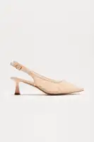 Arica Lace Slingback Pumps