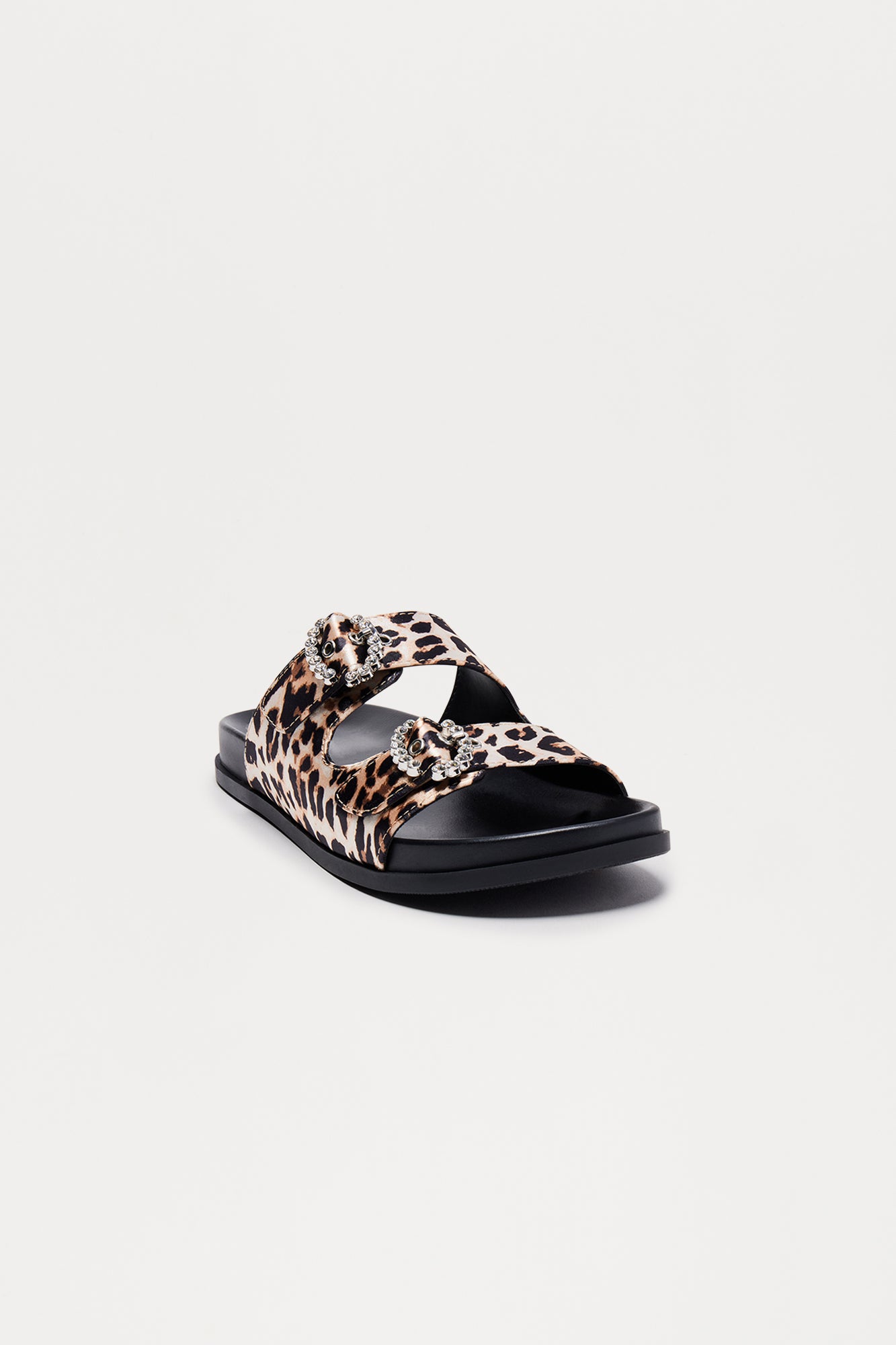 Troye Rhinestone Buckle Sandals