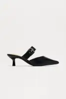 Delyn Buckle Kitten Heel Pumps