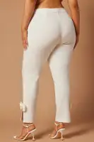 Alana Bow Pant(Off White,XS)