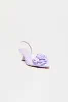Camellia Floral Kitten Heels