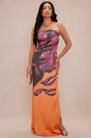 Nights In Tulum Satin Maxi Dress