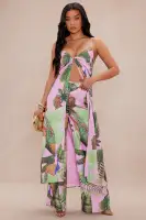 Private Island Wide Leg Satin Pant
