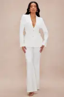 Nathalie Embroidered Blazer Suit Set