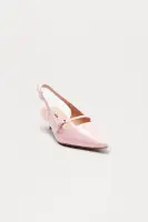 Aura Kitten Heel Pumps(Pink,5.5)