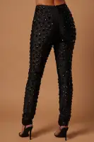 Cordelia Embellished Pant(Black,XS)