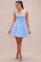 Jasmine Poplin A-Line Mini Dress