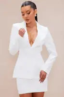 Julietta Satin Blazer Skirt Set