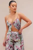 Guiselle Flyaway Satin Pant Set