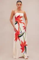 Althea Satin Maxi Dress