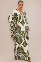 All Inclusive Satin Kaftan Dress