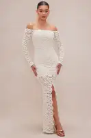 Monte Carlo Crochet Maxi Dress